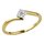 Ring Damenring Verlobungsring Gelbgold 585 mit Brillanten Ringweite 56