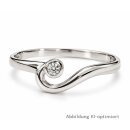 Eleganter Weißgoldring mit Zirkonia –...