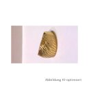 Breiter Ring aus 585 Gelbgold mit diagonaler Struktur in der Weite 52
