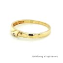 Damenring 585 Gold ,1 Diamant zu 0,015ct ,poliert,...