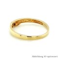 Damenring 585 Gold ,1 Diamant zu 0,015ct ,poliert, Ringweite 53