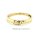 Damenring 585 Gold ,1 Diamant zu 0,015ct ,poliert, Ringweite 53