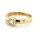 Damenring Verlobungsring mit großem Zirkonia echt Gold 333 Glanz Ringweite 54